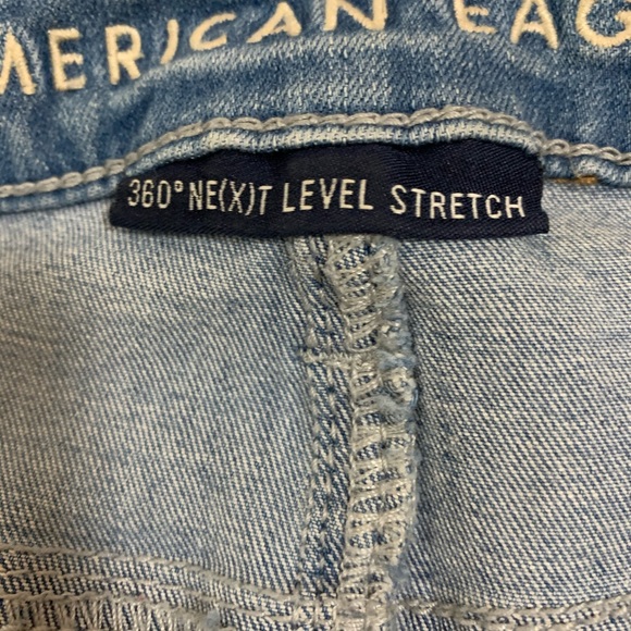 American eagle ripped high rise stretch jeans - Picture 3 of 4